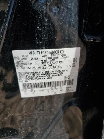 2011 FORD EDGE LIMIT - 2FMDK4KC0BBA18750