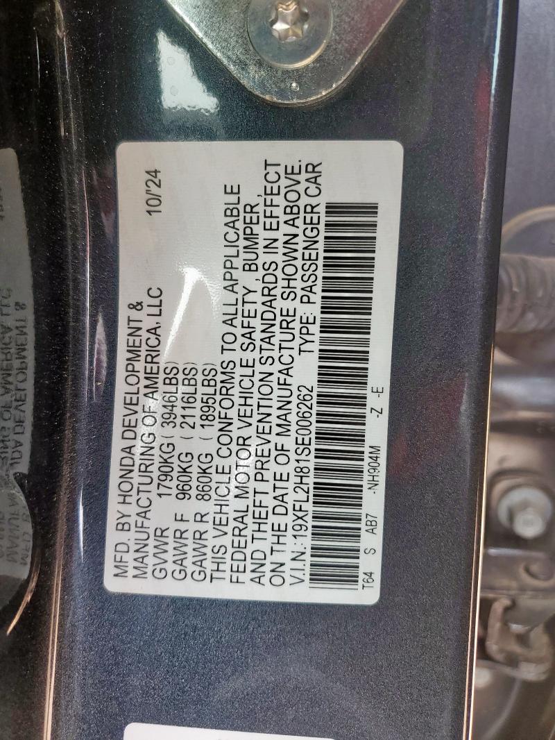 2025 HONDA CIVIC SPOR 19XFL2H81SE006262