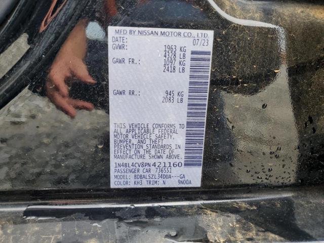 2023 NISSAN ALTIMA SR 1N4BL4CV8PN421160