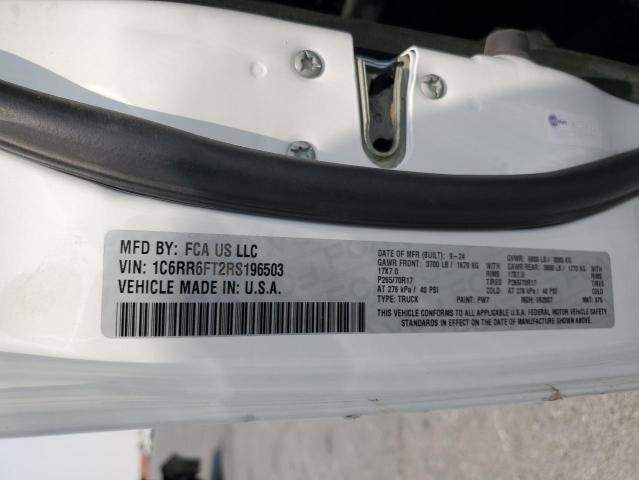 2024 RAM 1500 CLASS 1C6RR6FT2RS196503