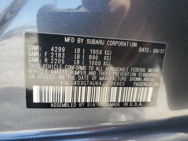 2018 SUBARU IMPREZA LI 4S3GTAU64J3706902