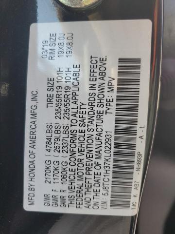 2019 ACURA RDX 5J8TC1H37KL022931