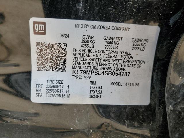 2025 CHEVROLET TRAILBLAZE - KL79MPSL4SB054787