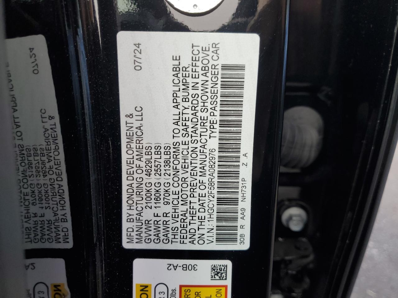 HONDA ACCORD HYBRID SPORT