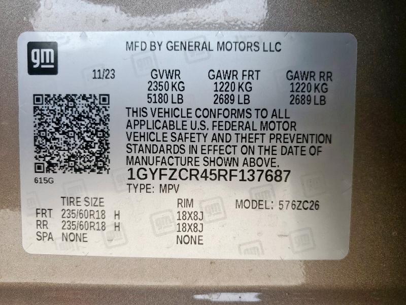 2024 CADILLAC XT4 PREMIU 1GYFZCR45RF137687