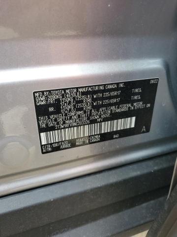 2022 TOYOTA RAV4 XLE 2T3W1RFV9NC203326