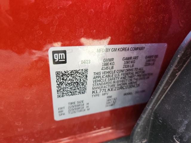 2024 CHEVROLET TRAX ACTIV KL77LKE21RC030435