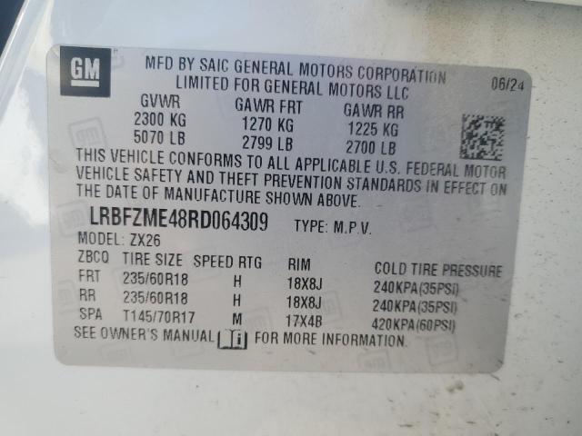 2024 BUICK ENVISION P LRBFZME48RD064309
