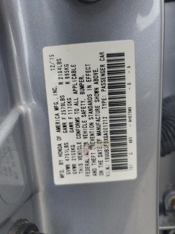 2016 ACURA TLX TECH 19UUB3F5XGA001212