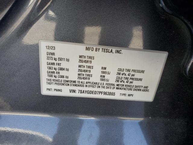 2023 TESLA MODEL Y - 7SAYGDED7PF963865