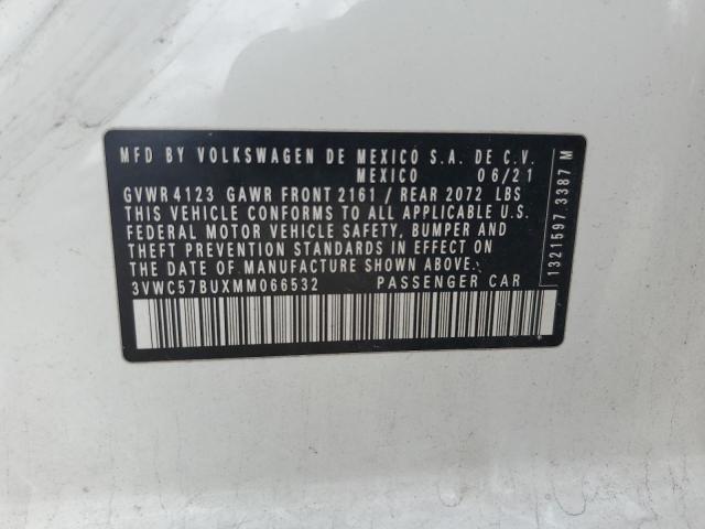2021 VOLKSWAGEN JETTA S 3VWC57BUXMM066532