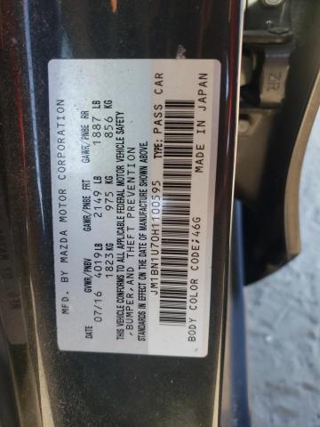 2017 MAZDA 3 SPORT JM1BN1U70H1100595