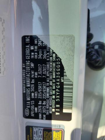 2016 KIA SORENTO LX 5XYPG4A36GG050187