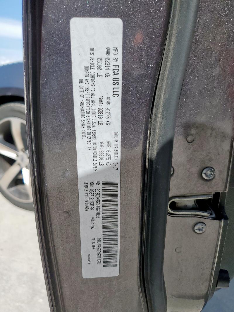 2017 DODGE CHARGER SE 2C3CDXBG3HH627890