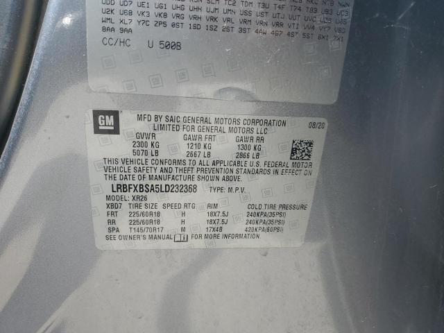 2020 BUICK ENVISION P LRBFXBSA5LD232368