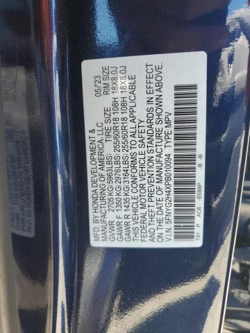 2023 HONDA PILOT EXL 5FNYG2H4XPB010094