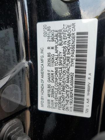 2020 ACURA TLX TECHNOLOGY 19UUB2F47LA004452