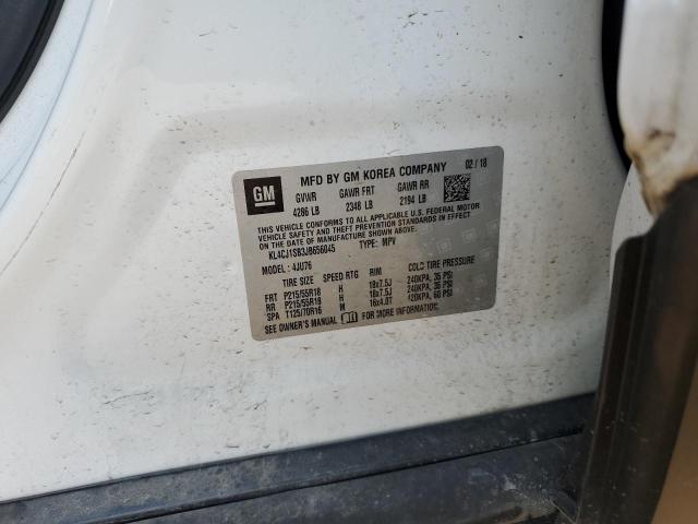 2018 BUICK ENCORE SPORT TOURING KL4CJ1SB3JB656045