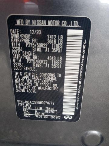 2021 INFINITI QX80 SENSO JN8AZ2BE5M9270779
