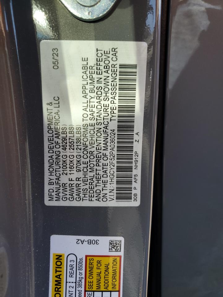 HONDA ACCORD HYBRID SPORT