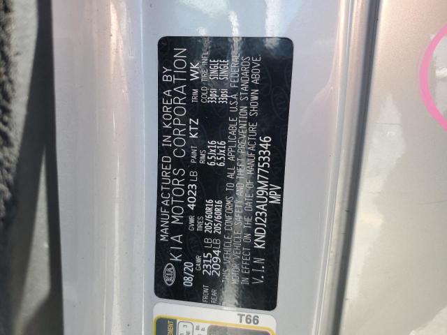 2021 KIA SOUL LX KNDJ23AU9M7753346
