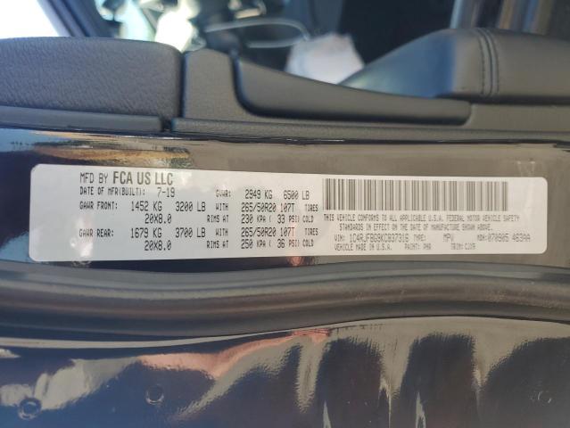 2019 JEEP GRAND CHER 1C4RJFBG9KC837316