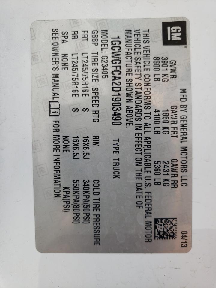 CHEVROLET EXPRESS G2