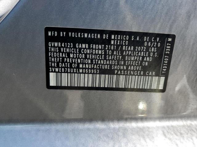 2020 VOLKSWAGEN JETTA SEL 3VWEB7BUXLM059953