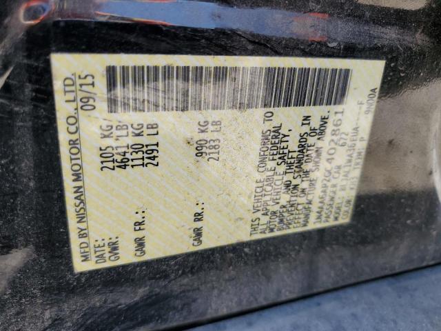 2016 NISSAN MAXIMA 3.5 - 1N4AA6AP2GC402861