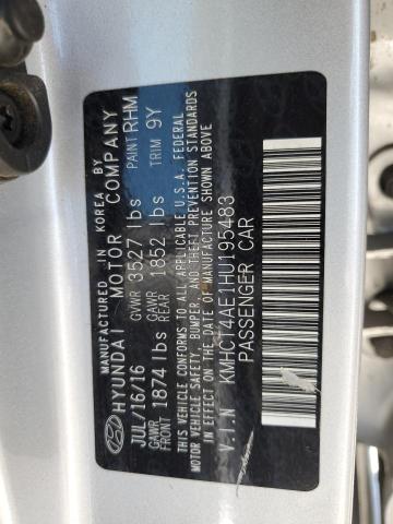 2017 HYUNDAI ACCENT SE KMHCT4AE1HU195483
