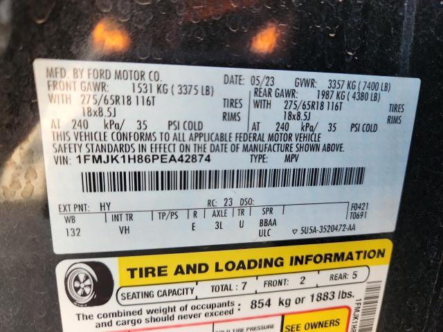 2023 FORD EXPEDITION 1FMJK1H86PEA42874
