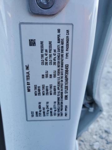 2023 TESLA MODEL 3 5YJ3E1EA6PF398493
