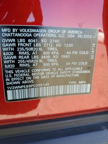 2023 VOLKSWAGEN ID.4 PRO S 1V2WNPE89PC035145