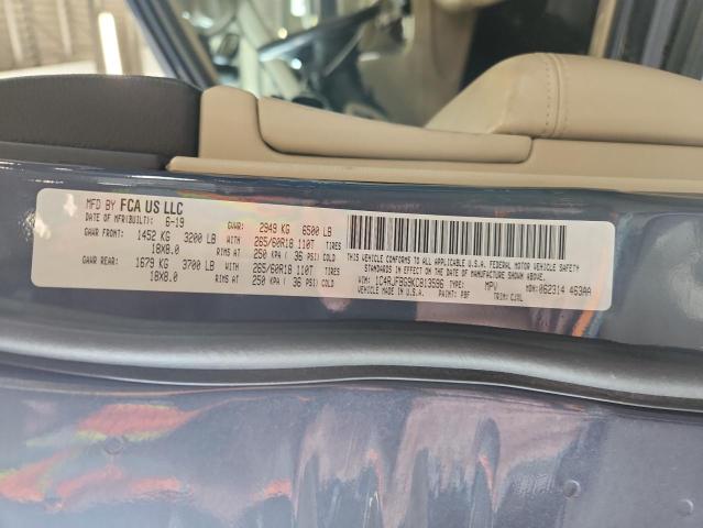 2019 JEEP GRAND CHER 1C4RJFBG9KC813596