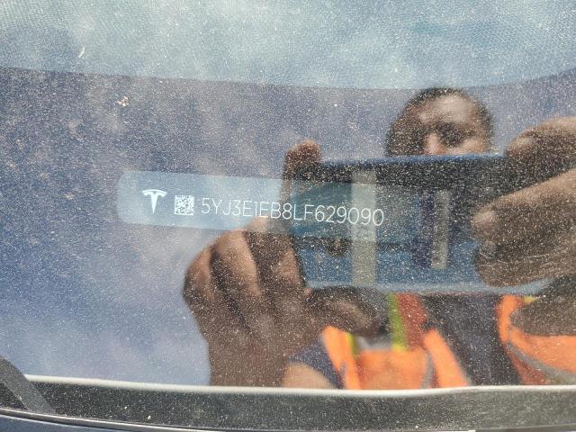 2020 TESLA MODEL 3 5YJ3E1EB8LF629090