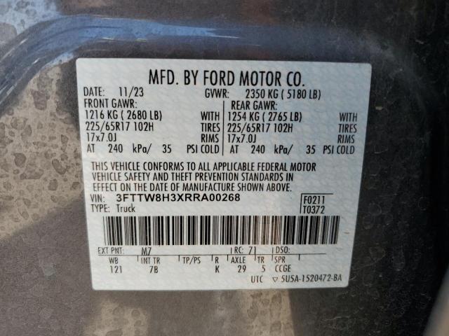 2024 FORD MAVERICK X 3FTTW8H3XRRA00268