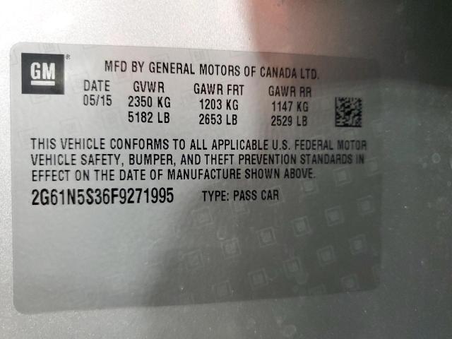 2015 CADILLAC XTS LUXURY 2G61N5S36F9271995