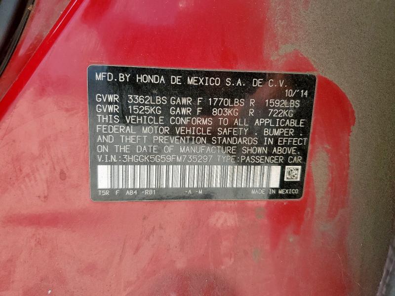 2015 HONDA FIT LX 3HGGK5G59FM735297