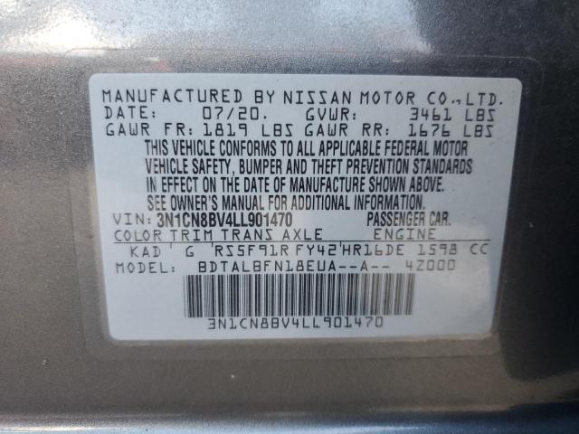 2020 NISSAN VERSA S 3N1CN8BV4LL901470