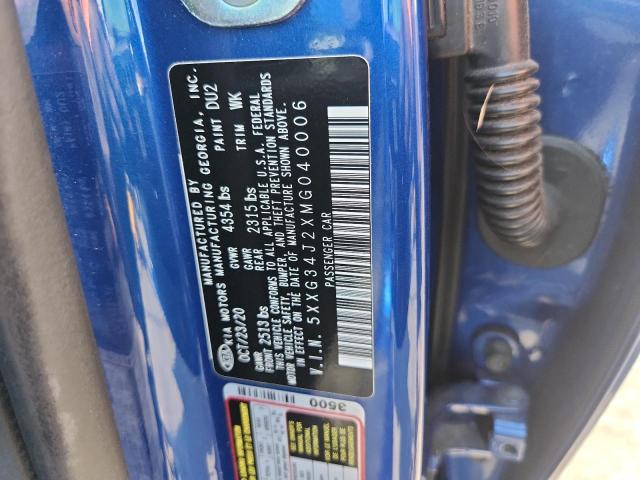 2021 KIA K5 EX 5XXG34J2XMG040006