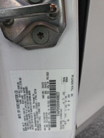 2017 FORD FUSION SE - 3FA6P0HD0HR408027