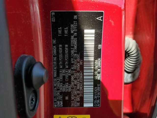 2018 LEXUS RX 350 BAS 2T2ZZMCA2JC096841