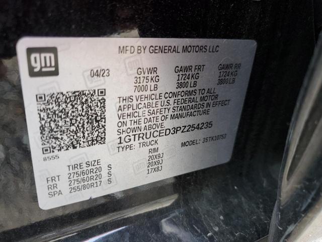 2023 GMC SIERRA K15 1GTRUCED3PZ254235