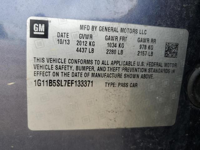 2014 CHEVROLET MALIBU LS - 1G11B5SL7EF133371