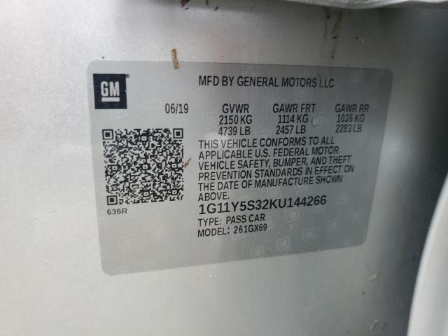 2019 CHEVROLET IMPALA LS 1G11Y5S32KU144266