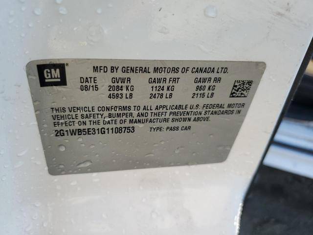 2016 CHEVROLET IMPALA LIM - 2G1WB5E31G1108753
