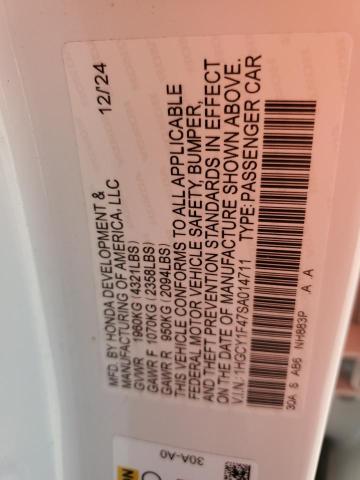 2025 HONDA ACCORD SE 1HGCY1F47SA014711