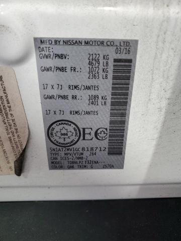 2016 NISSAN ROGUE S - 5N1AT2MV1GC818712