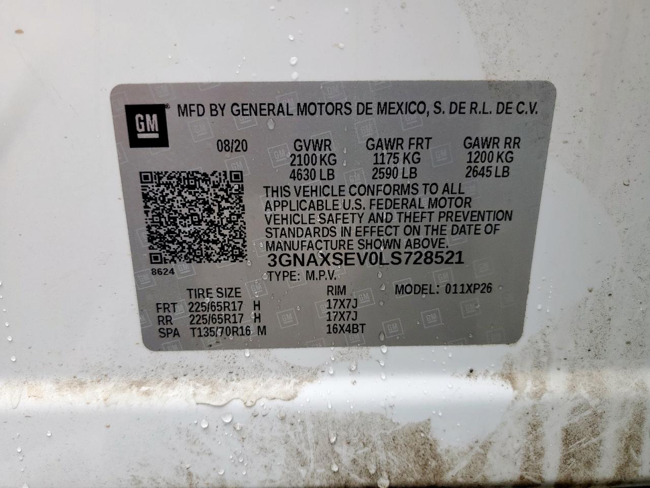 CHEVROLET EQUINOX LS