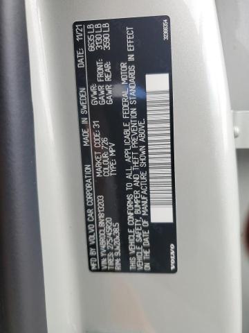 2022 VOLVO XC90 T8 RECHARGE INSCRIPTION YV4BR0CL8N1813203